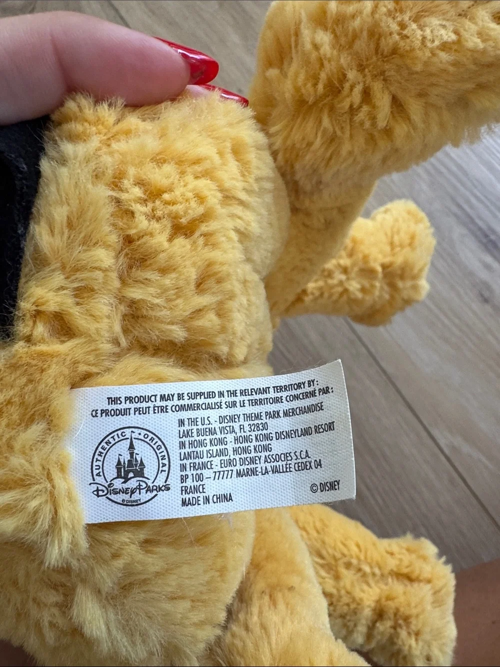 Pluto Plush Safari Dog Toy - Disney